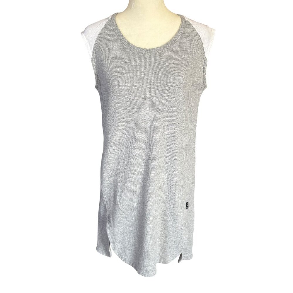 Nike gray and white stretchy sleeveless casual activewear above the knee dress S